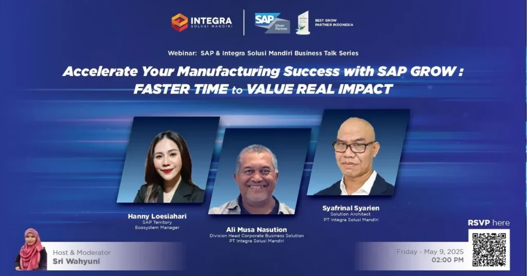 Webinar SAP GROW: Solusi ERP Cloud untuk Manufaktur